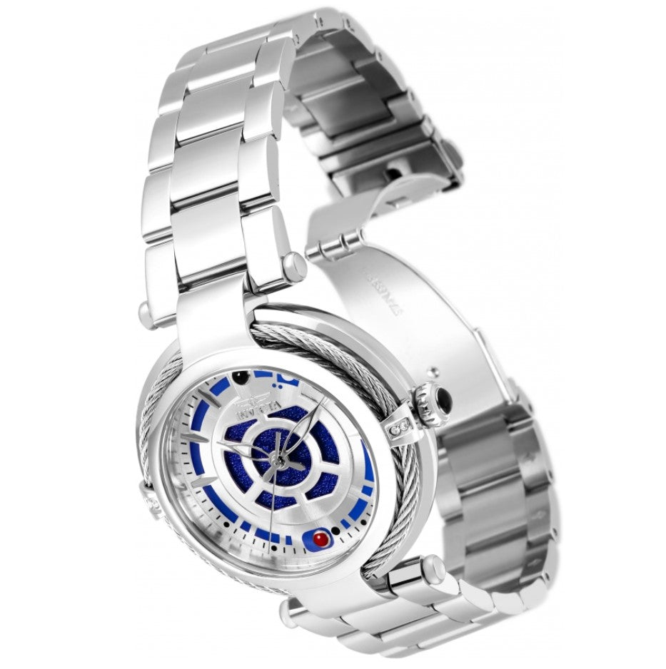 R2-D2 Silver-Tone Dial Stainless Steel Bracelet FE7050-50W | CITIZEN