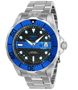 Invicta Pro Diver Automatic Men's 47mm Carbon Fiber Dial Stainless Watch 23149-Klawk Watches