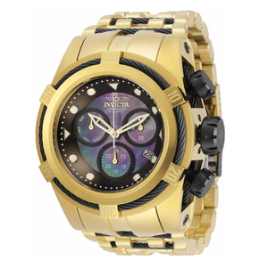 Invicta Bolt Zeus Men's 53mm Black MOP Dial Swiss Chronograph Watch 29737 RARE-Klawk Watches