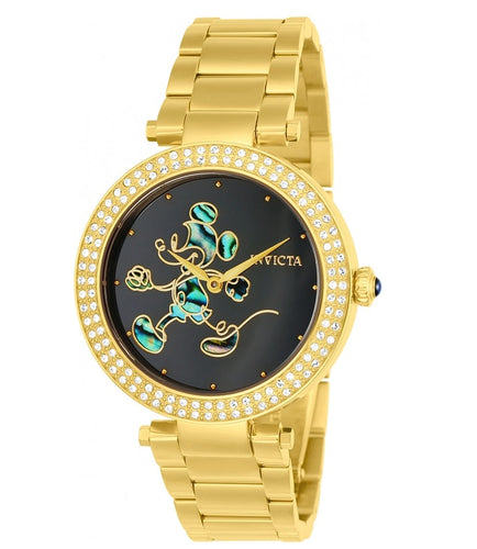 Invicta Disney Mickey Limited Edition Women's 38mm Abalone Crystals Watch 23789-Klawk Watches