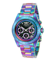 Invicta Speedway Black Pearl Men's 40mm Iridescent Chronograph Watch 23941 RARE-Klawk Watches
