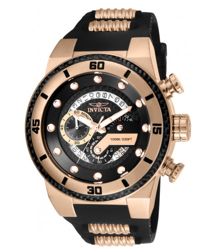 Invicta S1 Rally Men's 51mm Back Carbon Fiber Chronograph Silicone Watch 24226-Klawk Watches