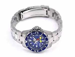 Invicta Pro Diver Mini-Size Women's 30mm Mickey Limited Blue MOP Watch 25571-Klawk Watches