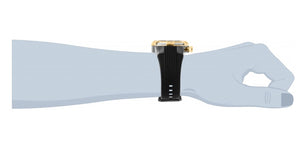 Invicta Bolt Men's 52mm Black Carbon Fiber Dial Silicone Chronograph Watch 25687-Klawk Watches