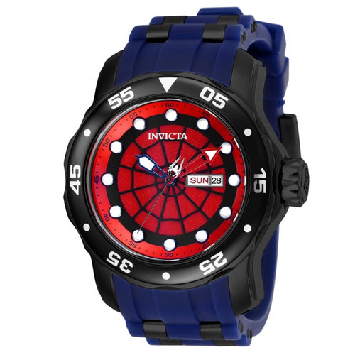 Invicta Marvel Spiderman Men's 48mm Limited Edition Silicone Quartz Watch 25699-Klawk Watches