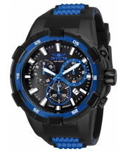 Load image into Gallery viewer, Invicta Aviator Men&#39;s 51.5mm Double Black / Blue Swiss Chronograph Watch 25859-Klawk Watches
