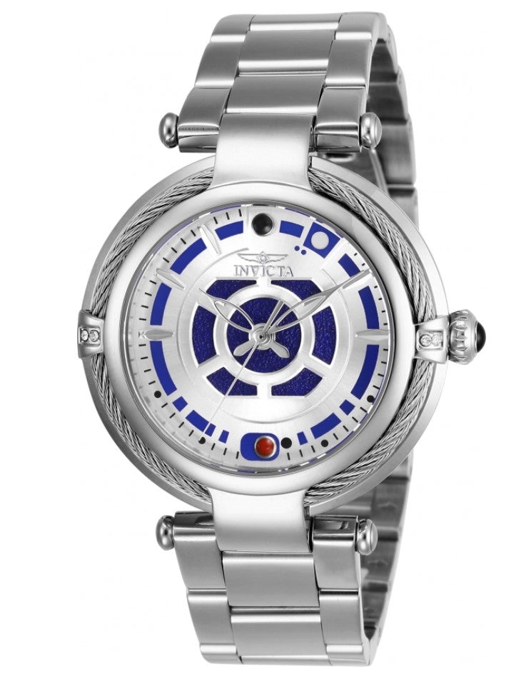 Invicta Star Wars R2-D2 Women's 40mm Limited Edition Silver Bolt Watch 26234