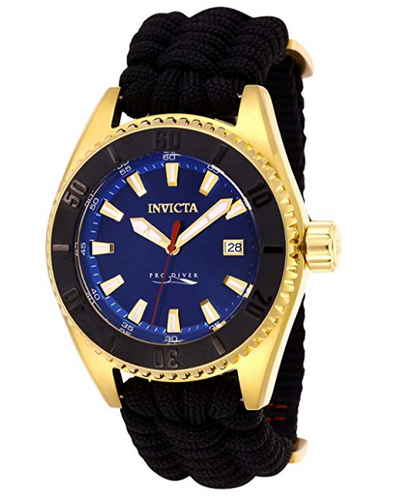 Invicta Pro Diver 26025 Automatic Men's 46mm Paracord Nylon Strap Watch 46mm-Klawk Watches