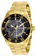 Load image into Gallery viewer, Invicta Marvel Punisher Limited Edition 29694 Men&#39;s Gold-Tone Quartz Watch 44mm-Klawk Watches
