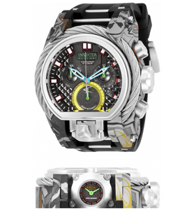 Invicta Reserve Bolt Zeus Magnum 52mm Graffiti Hydroplated Chrono Watch 26443-Klawk Watches