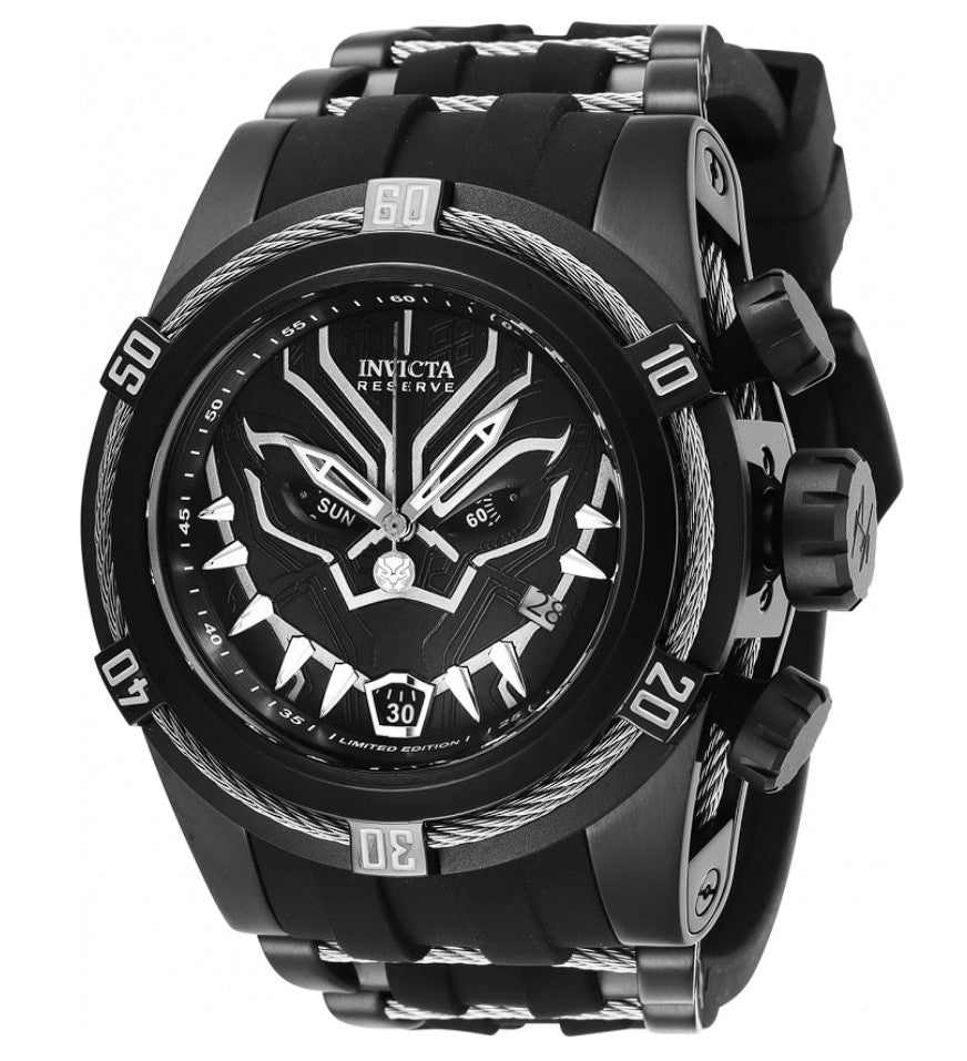 Invicta Marvel Black Panther Men's 53mm Limited Swiss Chronograph Watch 27007-Klawk Watches