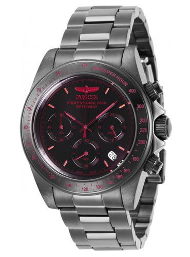 Invicta Speedway Men's 40mm Stealth Gunmetal Stainless Chronograph Watch 27771-Klawk Watches