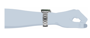 Invicta Bolt Sport Men's 50mm Silver Green Anatomic Chronograph Watch 27797 RARE-Klawk Watches