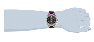 Invicta Aviator Men's 51mm Rainbow Iridescent Silicone Chronograph Watch 28104-Klawk Watches
