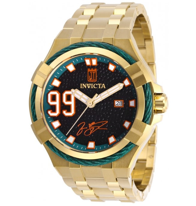 Invicta Jason Taylor Automatic Men's 48mm JT Limited Edition Gold Watch 28526-Klawk Watches