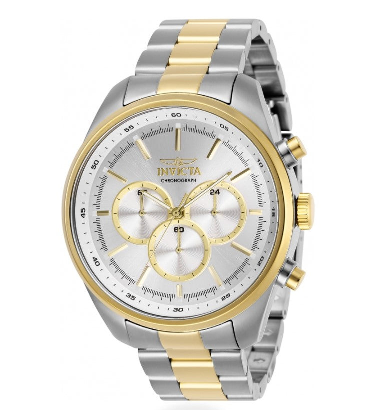 Invicta Specialty Men's 48mm Silver Two-Tone Stainless Chronograph Watch 29166-Klawk Watches