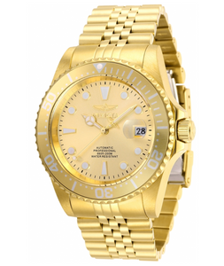 Invicta Pro Diver Automatic Men's Triple Gold 42mm Stainless Watch 30096-Klawk Watches