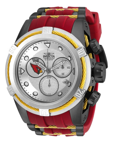Invicta Zeus Bolt NFL Arizona Cardinals Men's 53mm Swiss Chronograph Watch 30223-Klawk Watches