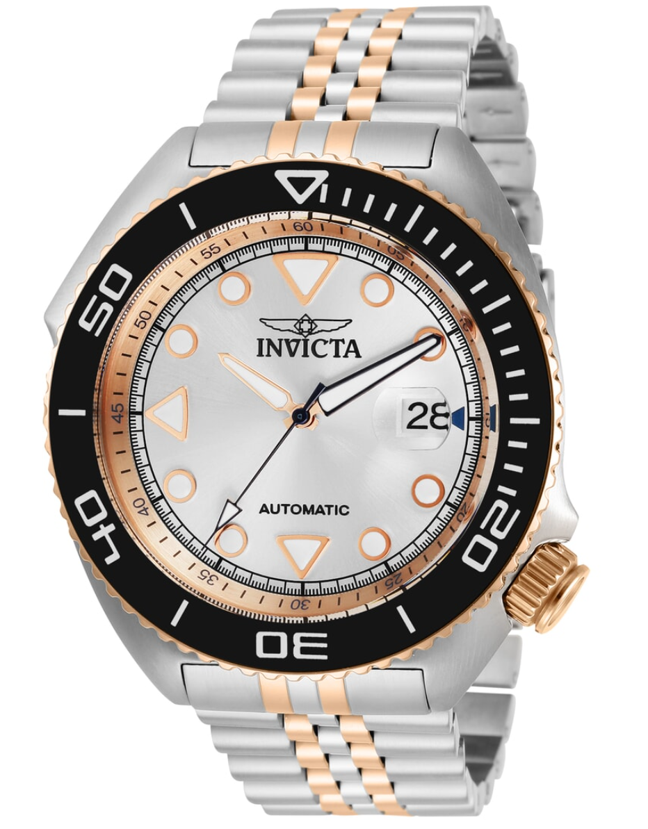 Invicta Pro Diver Sea Wolf Automatic Mens 47mm Silver Dial