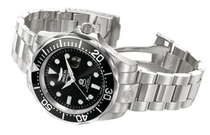 Invicta Grand Diver Automatic Men's 47mm Black Dial Pro Diver Watch 3044-Klawk Watches