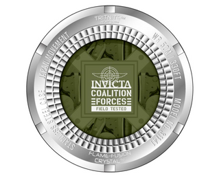 Invicta Coalition Forces Men's 50mm 4-Time Zones Rose Gold Military Watch 31142-Klawk Watches