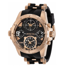 Load image into Gallery viewer, Invicta Coalition Forces Men&#39;s 50mm 4-Time Zones Rose Gold Military Watch 31142-Klawk Watches
