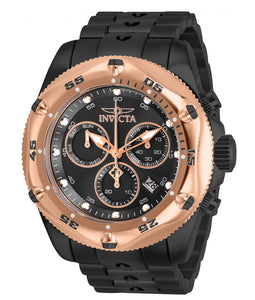 Invicta Pro Diver Men's 51mm Black Dial Rose Gold Swiss Chronograph Watch 31613-Klawk Watches