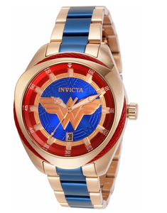 Invicta DC Comics Wonder Woman Ladies 38mm Limited Edition Rose Gold Watch 31729-Klawk Watches