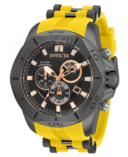 Invicta Speedway Men's 50mm Lightning Yellow Gunmetal Chronograph Watch 32255-Klawk Watches