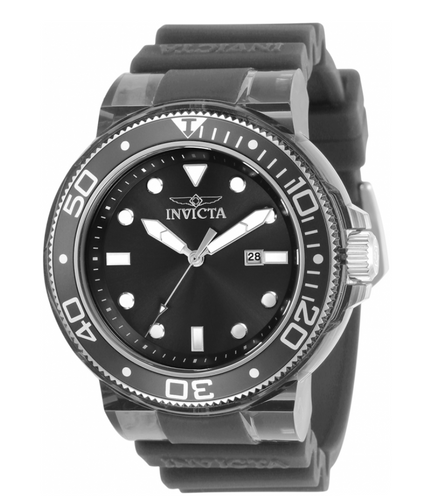 Invicta Pro Diver Men's 52mm Anatomic Double Black Lightweight Sport Watch 32334-Klawk Watches