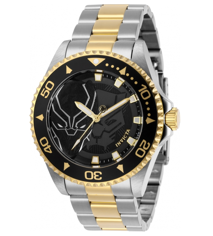 Invicta Marvel Black Panther Men's 44mm Limited Edition Quartz Watch 29687-Klawk Watches