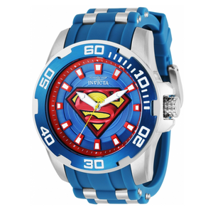 Invicta DC Comics Pro Diver Men's 50mm Superman Limited Edition Blue Watch 32479-Klawk Watches