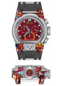 Invicta Reserve Bolt Zeus Magnum 52mm Graffiti Hydroplated Chrono Watch 32805-Klawk Watches