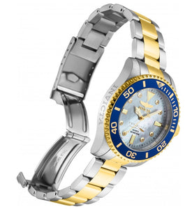 Invicta Pro Diver Women's 38mm 8 - Diamonds White MOP Dial Quartz Watch 32930-Klawk Watches