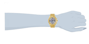 Invicta Pro Diver Women's 38mm Gold PAVE Crystal Chronograph Watch 32935-Klawk Watches