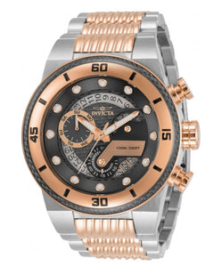Invicta S1 Rally Men's 51mm Rose Gold Carbon Fiber Swiss Chronograph Watch 33285-Klawk Watches