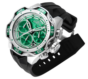 Invicta Venom Lady Women's 44mm Sea Foam Green Dial Chronograph Watch 33641-Klawk Watches