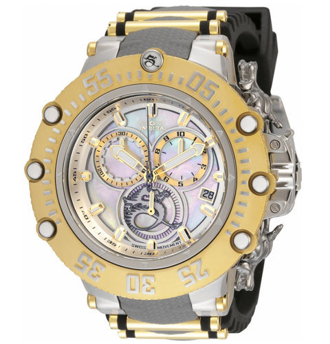 Invicta Subaqua Noma VII Dragon Mens 52mm MOP Dial Swiss Chronograph Watch 33648-Klawk Watches
