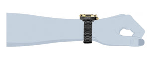 Invicta SHAQ Bolt Men's 58mm LARGE Double Black Swiss Chronograph Watch 33657-Klawk Watches