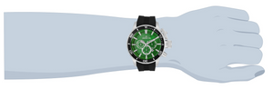 Invicta Corduba Men's 52mm Rare Green Dial Silicone Chronograph Watch 33700-Klawk Watches