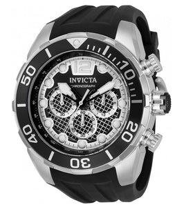 Invicta Pro Diver Men's 50mm Twisted Metal Double Black Chronograph Watch 33820-Klawk Watches