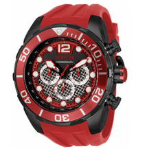 Load image into Gallery viewer, Invicta Pro Diver Men&#39;s 50mm Twisted Metal Dial Red Chronograph Watch 33821-Klawk Watches
