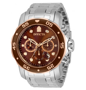 Invicta Pro Diver SCUBA Men's 48mm Brown Dial Chronograph Watch 33997 RARE-Klawk Watches
