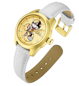 Invicta Disney Limited Edition Women's 38mm Gold Mickey Watch Band Set 34094-Klawk Watches