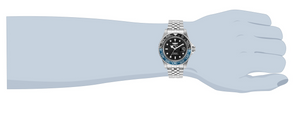 Invicta Pro Diver Men's 40mm 200M Black & Blue Stainless Quartz Watch 34104 Rare-Klawk Watches