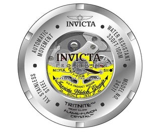 Invicta Pro Diver Automatic Men's 48mm Pepsi Bezel Black Dial Watch 34311-Klawk Watches