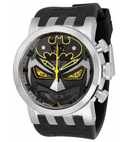 Invicta DC Comics Batman Mens 46mm Limited Edition Swiss Chronograph Watch 34611-Klawk Watches