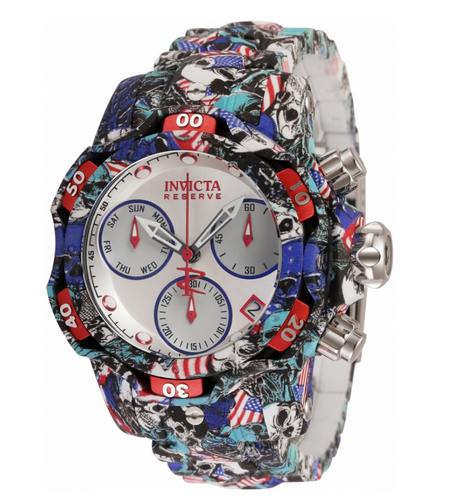 Invicta Reserve Venom Lady 44mm Hydroplated Swiss Chronograph Watch 34651-Klawk Watches