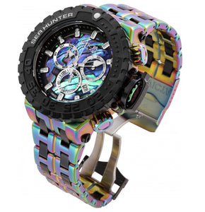 Invicta Reserve Sea Hunter Men's 57mm Abalone Rainbow Chronograph Watch 34723-Klawk Watches