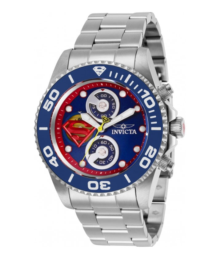 Invicta DC Comics Superman Men's 43mm Limited Edition Chronograph Watch 29062-Klawk Watches